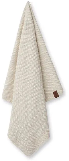 Humdakin knitted tea towel - Shell
