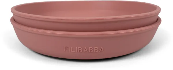 Silicone plate - pink